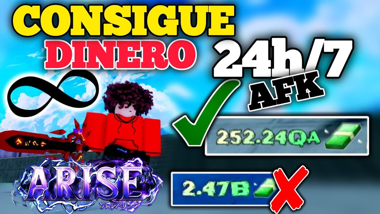 COMO CONSEGUIR DINERO INFINITO AFK 24H/7 MOBIL/PC APAGADO ARISE CROSSOVER