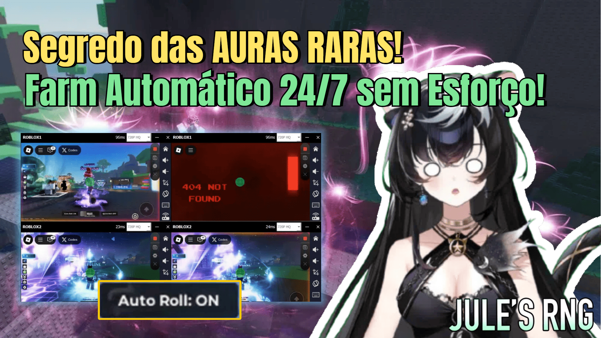 Descobri o Segredo das AURAS RARAS! Farm Automático 24/7 sem Esforço!