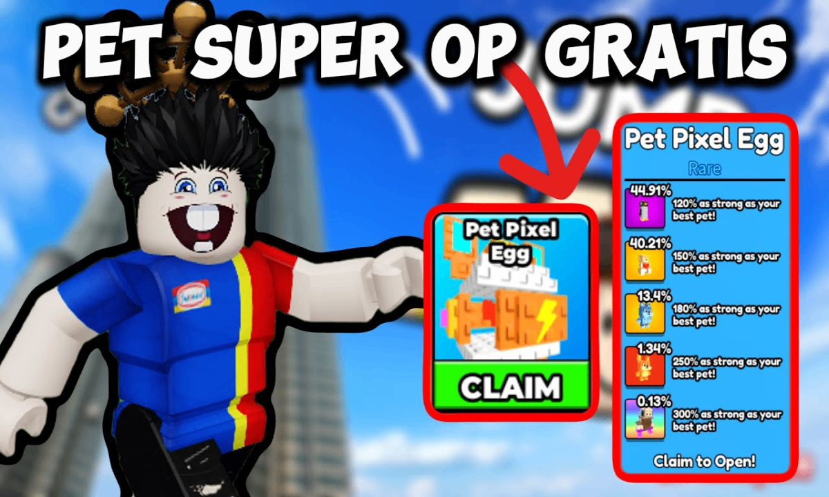 AKU DAPAT PET SUPER OP GRATIS DI CLIMB AND JUMP TOWER ROBLOX MALAYSIA PETRONAS TOWER