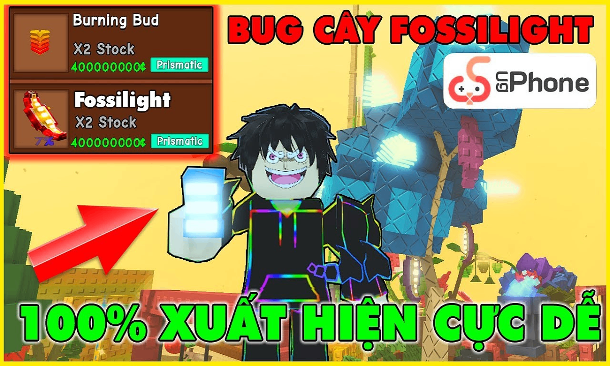 LOC2K2 HƯỚNG DẪN CÁCH BUG 100% CÓ SEED FOSSILIGHT TRONG GROW A GARDEN