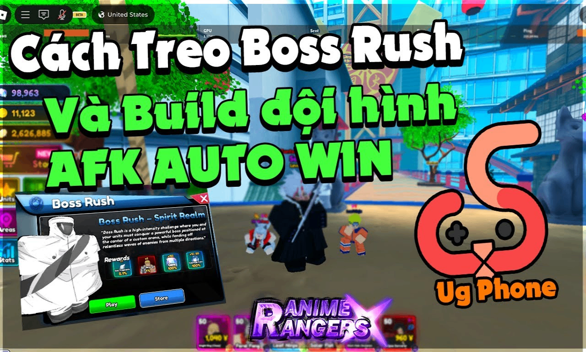Cách Build đội hình và Treo Boss Rush siêu mượt trong Anime Rangers X | LordSeven